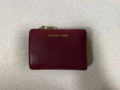MICHEAL KORS 2つ折り財布 ボルドー レッド