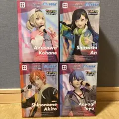 プロセカ フィギュア 小豆沢こはね 白石杏 東雲彰人 青柳冬弥4点セット