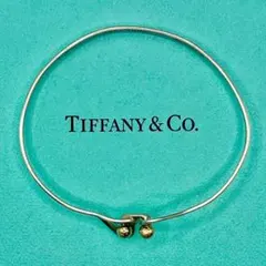 Tiffany & Co. ハートモチーフ バングル シルバー K18 - メルカリ