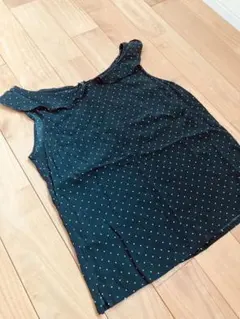 【かわいい❗️】ドット柄 フリルの襟が可愛い❗️水玉模様ブラウス ★お上品★のサムネイル