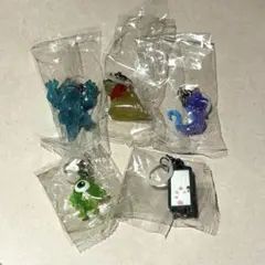 【匿名配送】 モンスターズインク めじるしアクセサリー 全5種コンプリートセット