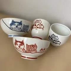 美品 マンハッタナーズ 箸置き 5個セット 猫 陶器 箱付き - メルカリ