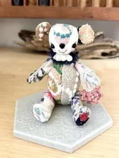 ミナペルホネン ハンドメイド うさテディ forest diamond - メルカリ