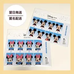 Disney ディズニー　証明写真　ステッカー　シール　ミッキー　ミニー