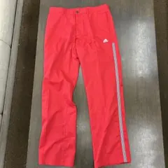 【美品】adidas★赤 golfパンツ【85】