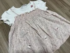 familiar 半袖シャツチュニック　うさぎ　90cm