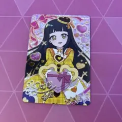 ひみつのアイプリ第6弾　バレンタインレターイエロー　つむぎ　サイン