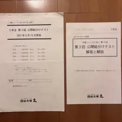 2026年最新】四谷大塚 月例テスト 3年の人気アイテム - メルカリ