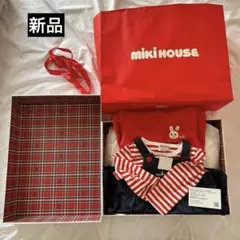 新品　miki house ミキハウス　ジャンパースカートセット　70 80