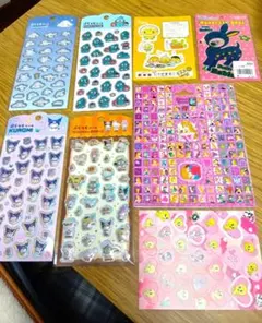 【本日限定価格！】サンリオ　ぷくっとシール　セット　クロミ　シナモン