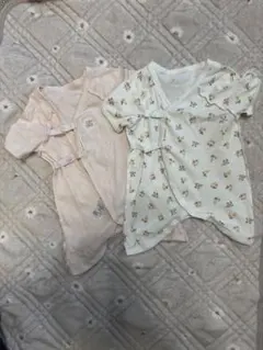 プティマイン(petit main)２枚セット　コンビ肌着