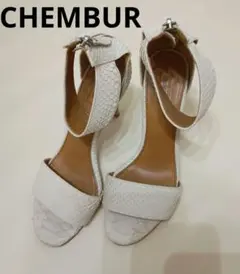 CHEMBURチェンバー♠パイソンサンダル37のサムネイル