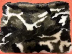 迷彩柄ファークラッチバッグ miss hong