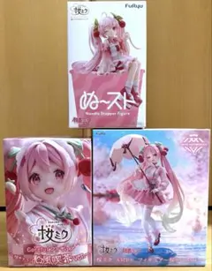 桜ミク 初音ミク フィギュア 3体セット