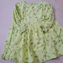 ブリーズ　小花柄長袖ワンピース　100㎝