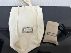 ノベルティGUCCIロゴトートエコバッグ　大小合計2枚