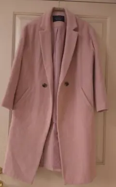 JUSGLITTY チェスターコート ピンク サイズ0