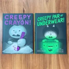 英語絵本　ハロウィン絵本　Creepy Crayon and Underwear