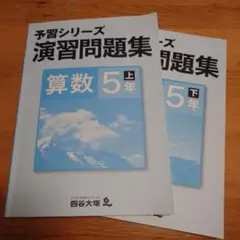 予習シリーズ 演習問題集 算数 5年 上下セット