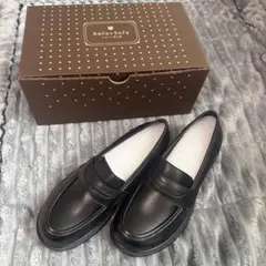 やさしい靴工房 Belle & Sofa ブラックローファー　22.5㎝