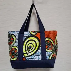 アフリカンプリント トートバッグ