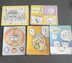 美品　ちいかわ 丸美屋 シール 5枚セットのサムネイル