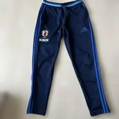 メンズMサイズadidas JFA KIRIN ピステパンツ ネイビー
