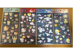 新品未使用　サンリオ　デニム風キャラクターシールセット　まとめ売り