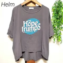 Helm ヘルム Tシャツ 半袖 トップス プリント 古着