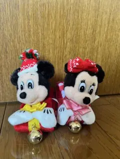 ディズニークリスマス　鈴　ミッキー ミニー　リストバンド　値引き