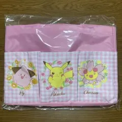 ポケットモンスタープラチナムザッカ　ポケット付収納バッグ　一点