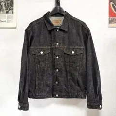 極上美品　80s 日本製　リーバイス　ブラックデニム　先染め　M ジャケット