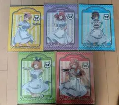 五等分の花嫁　クリアファイル　未使用品　5枚　中野一花　ニ乃　三玖　四葉　五月