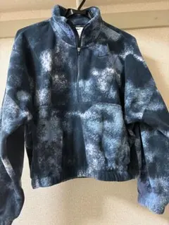 NIKE フリースジャケット ハーフジップ ダークブルー XS