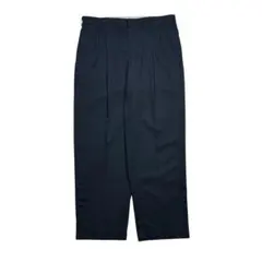 JOHN HENRY 2タック スラックス ダークネイビー 黒紺 撥水加工 古着