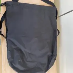 【ユニクロ/UNIQLO】ドローストリングショルダーバッグ ダークグレー