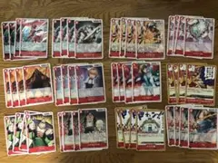 ワンピース　赤デッキ　パーツ