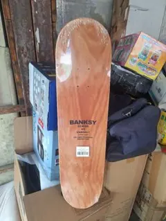 BANKSY skateboard バンクシー スケートボード デッキ - メルカリ