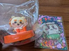 ちいかわ　映画　シーサー　ココイチ　スプーン置きフィギュア　キラキラクリアカード