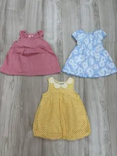 ラブ＆ピース＆マネー コルネイユ ワンピース チュニック 80cm 3枚セットのサムネイル