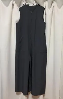 【美品】CLOCHE クロッシェ フロントジップ オールインワン グレーのサムネイル