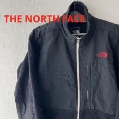 【不動の人気】ノースフェイス デナリジャケット フリース 黒 赤ロゴ Lサイズ