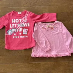 ミキハウス90センチトップス二枚