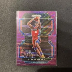 21-22 Prizm Tyrese Maxey purple wave