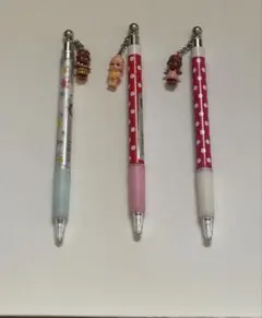 平成レトロ チャーム付きシャープペンシル 3本セット - メルカリ