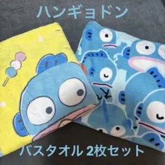 新品未使用✨ ハンギョドンのキャラクターバスタオル 2枚セット