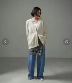 SALON adam et rope’　ニットカーディガン