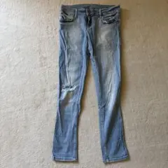 ZARA ライトブルースキニーデニム