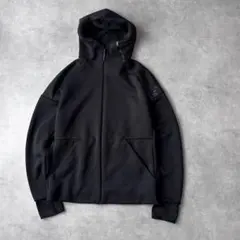 F.C.Real Bristol フルジップパーカー S ブラック CHAMPION◇ジップパーカー/M/コットン/NVY/中古/リバースウィーブ