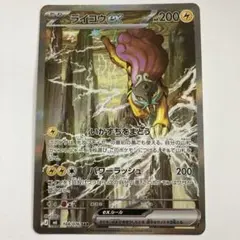 ライコウex SAR ストームエメラルダ